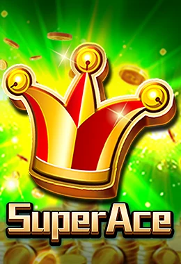 Super Ace game cover with a gold crown on a green background Super Ace game cover with a gold crown on a green background