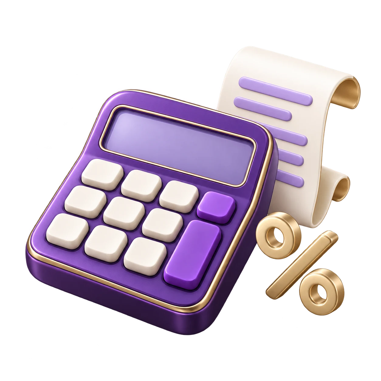 Calculator and bonus terms illustration